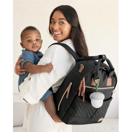 Skip Hop - Mochila cambiadora 6 en 1 SUITE SET para cochecito negra