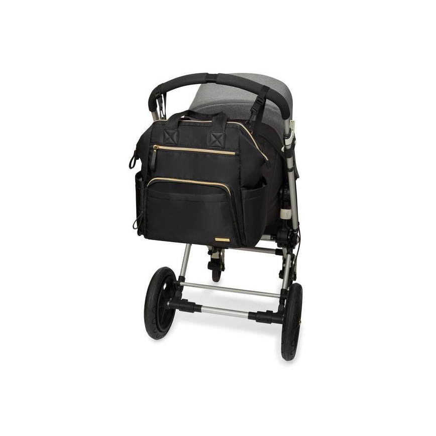 Skip Hop - Mochila cambiadora para cochecito MAINFRAME negra