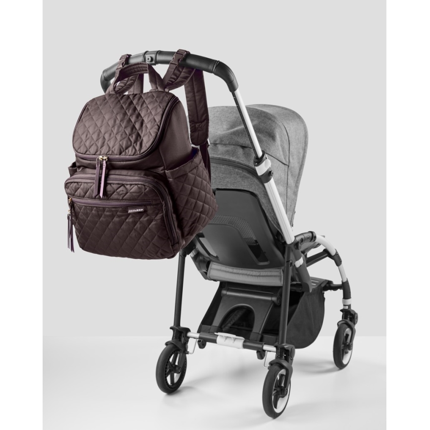 Skip Hop - Mochila cambiadora para cochecito FORMA Chocolate