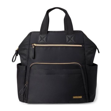 Skip Hop - Mochila cambiadora para cochecito MAINFRAME negra