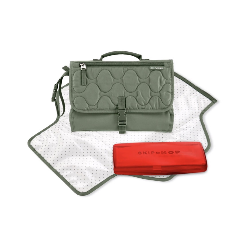 Skip Hop - Cambiador de viaje y bolso 2 en 1 PRONTO verde