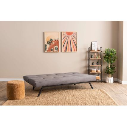 Sofá cama BAKU de 2 plazas, gris