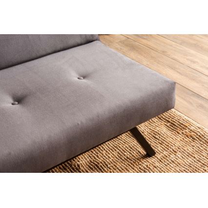 Sofá cama BAKU de 2 plazas, gris