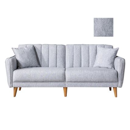 Sofá cama de 2 plazas KITO, gris