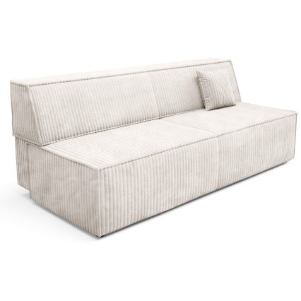 Sofá cama de 3 plazas con arcón TERAMO beige