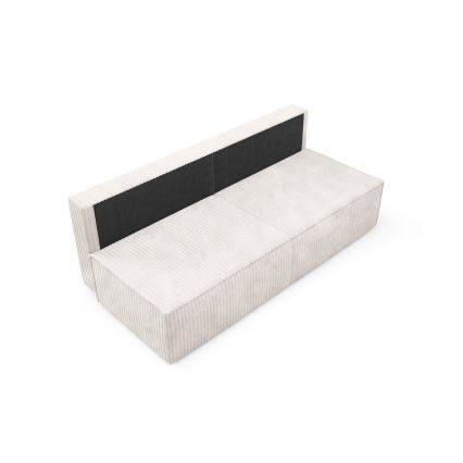 Sofá cama de 3 plazas con arcón TERAMO beige