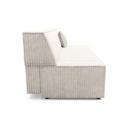 Sofá cama de 3 plazas con arcón TERAMO beige