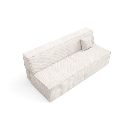 Sofá cama de 3 plazas con arcón TERAMO beige