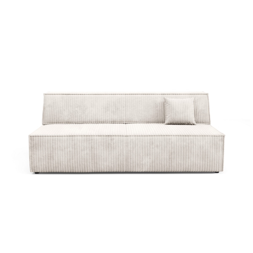Sofá cama de 3 plazas con arcón TERAMO beige