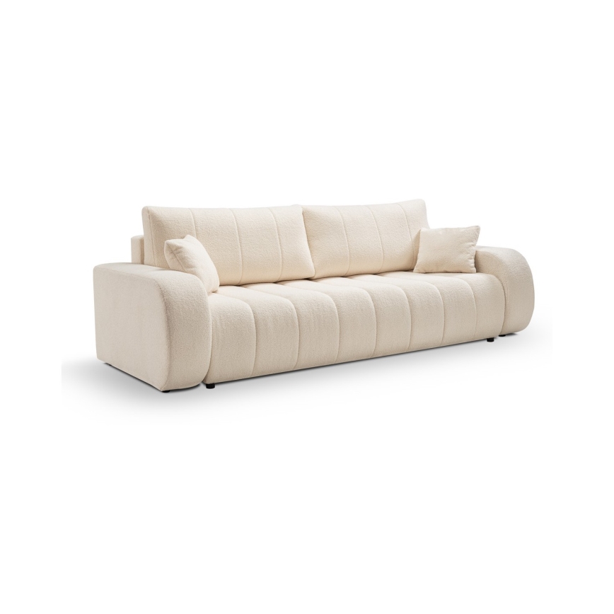 Sofá cama de 3 plazas DESIO beige