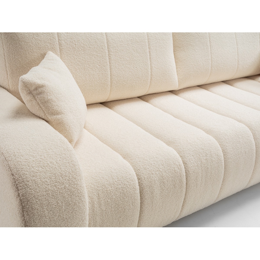 Sofá cama de 3 plazas DESIO beige