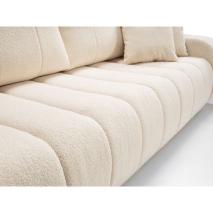 Sofá cama de 3 plazas DESIO beige