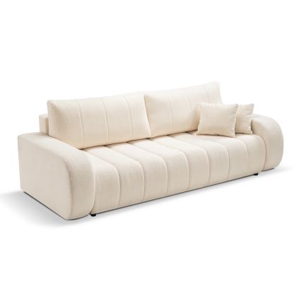 Sofá cama de 3 plazas DESIO beige