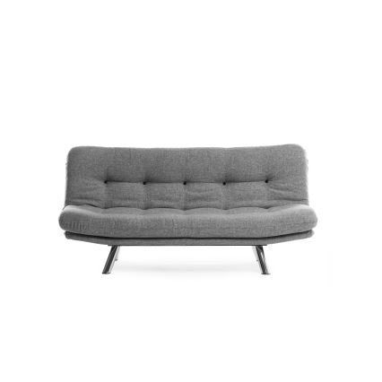 Sofá cama de dos plazas BINA gris claro