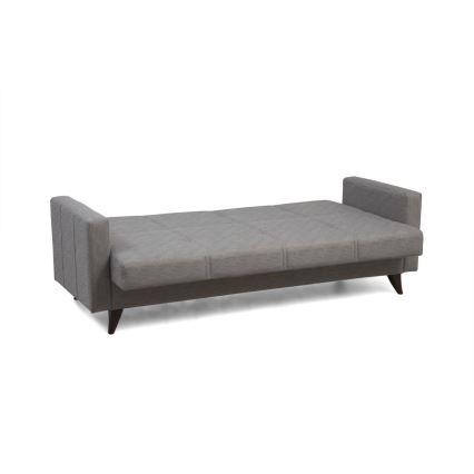Sofá cama de tres plazas KORFU gris claro