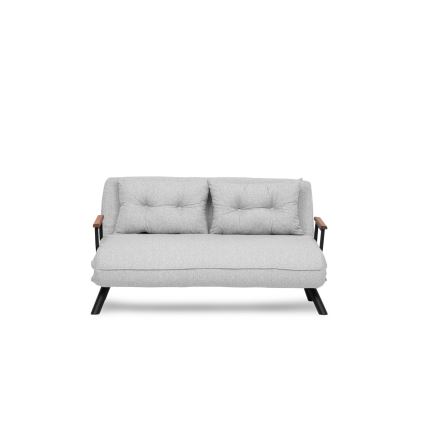Sofá cama desplegable de 2 plazas QIRA, gris