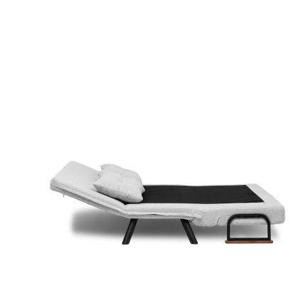 Sofá cama desplegable de 2 plazas QIRA, gris