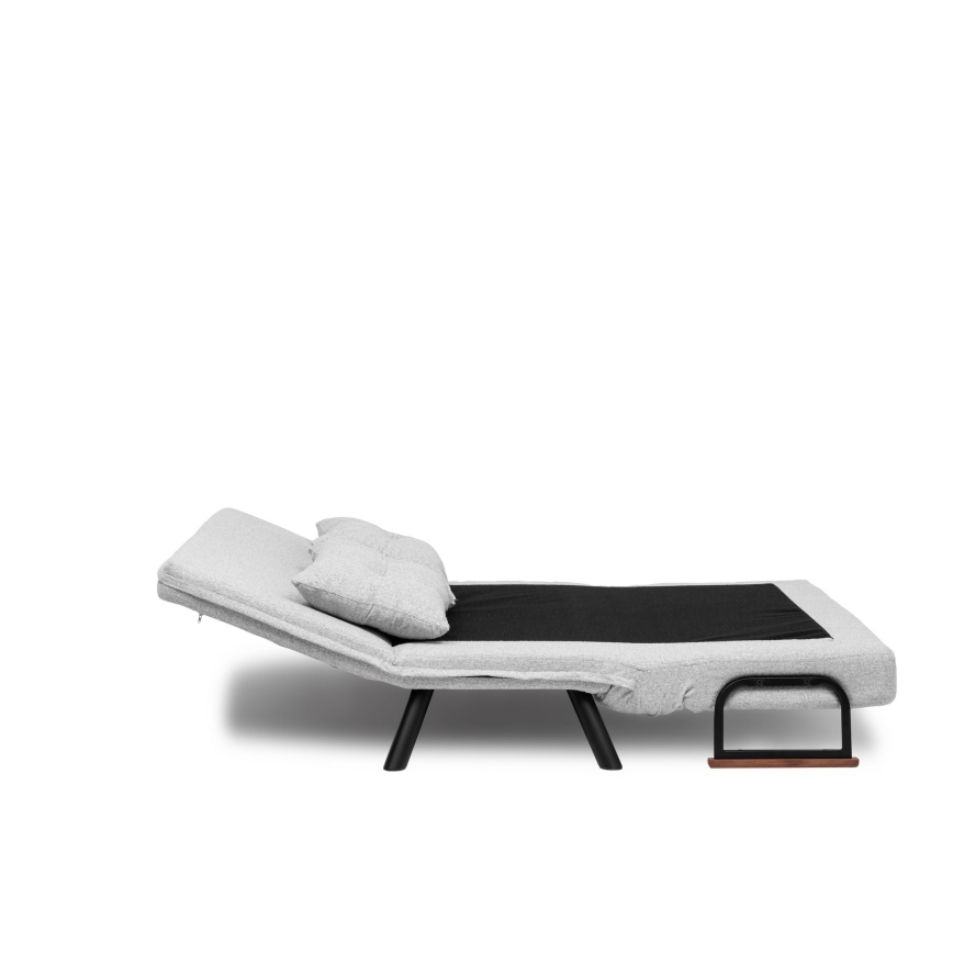 Sofá cama desplegable de 2 plazas QIRA, gris
