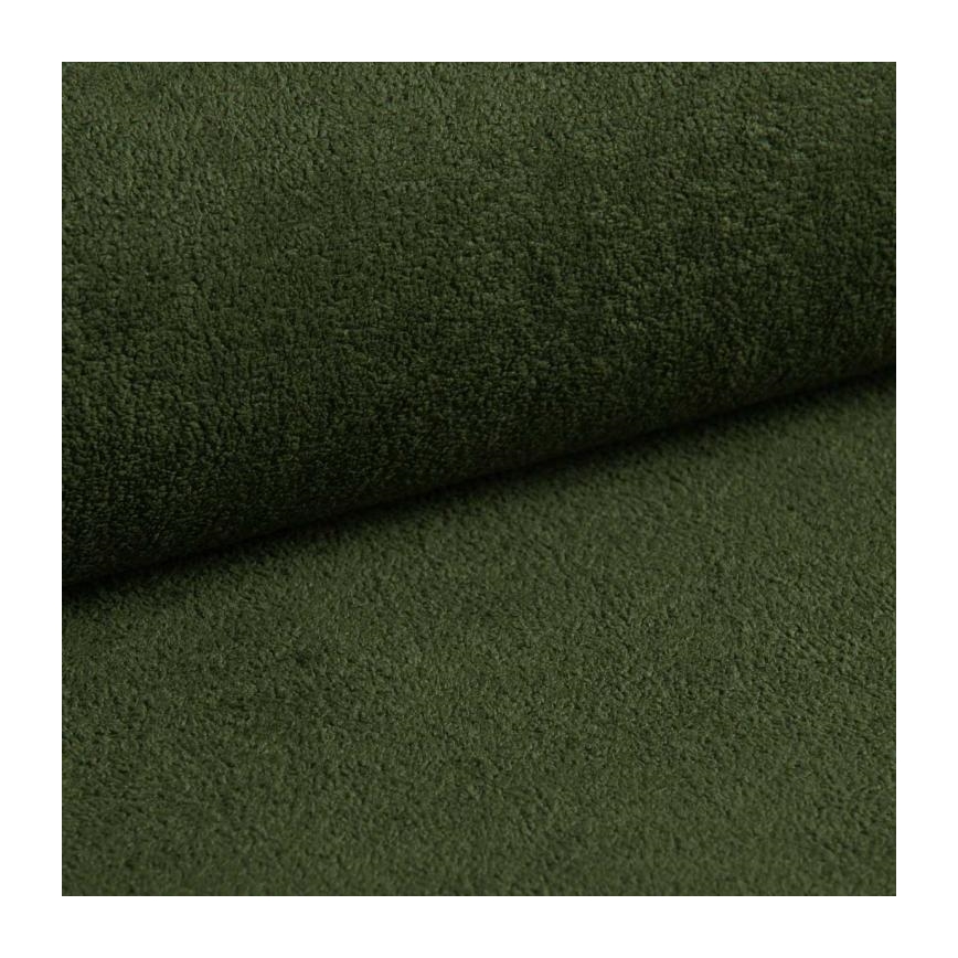 Sofá cama esquinero en L HORTA, con arcón de almacenamiento, orientación derecha, verde