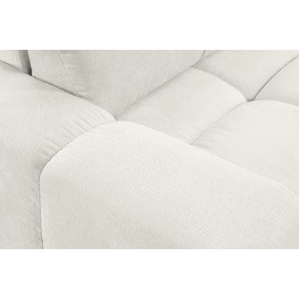 Sofá cama tapizado de 3 plazas con arcón ALMADA beige