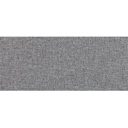 Sofá cama tapizado en U OXFORD, versátil y convertible, negro/gris