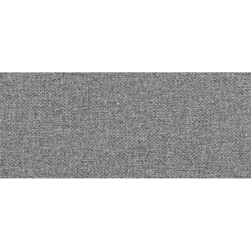 Sofá cama tapizado en U OXFORD, versátil y convertible, negro/gris