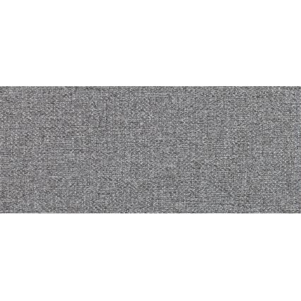 Sofá cama tapizado en U YORK, reversible, gris/negro