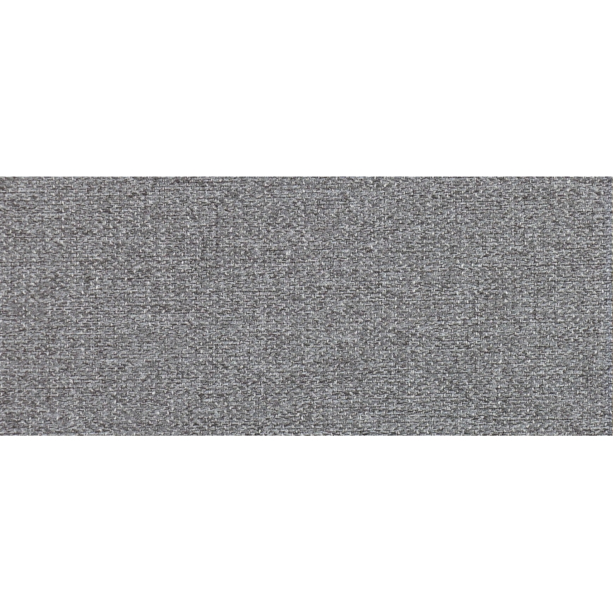Sofá cama tapizado en U YORK, reversible, gris/negro