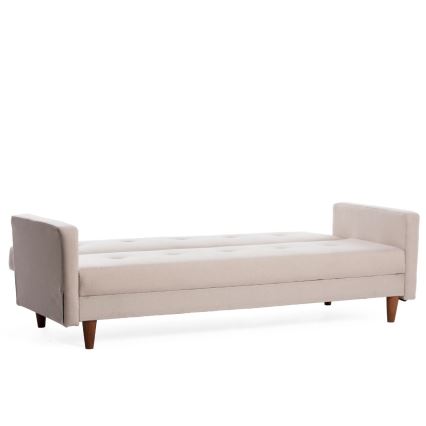 Sofá de 2 plazas NARA crema/beige