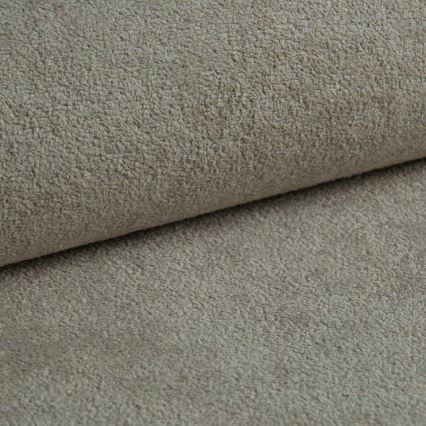 Sofá esquinero izquierdo convertible en cama con arcón de almacenamiento en L HORTA, gris