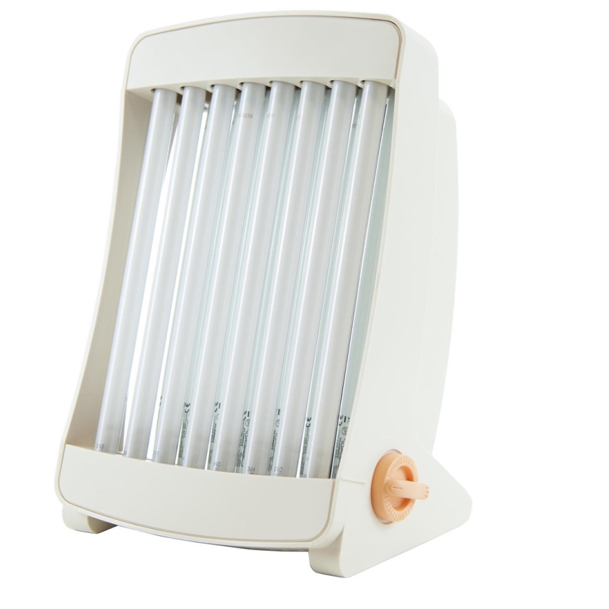 Solárium facial doméstico Cosmedico con 8 tubos UV de colores, 130W/230V