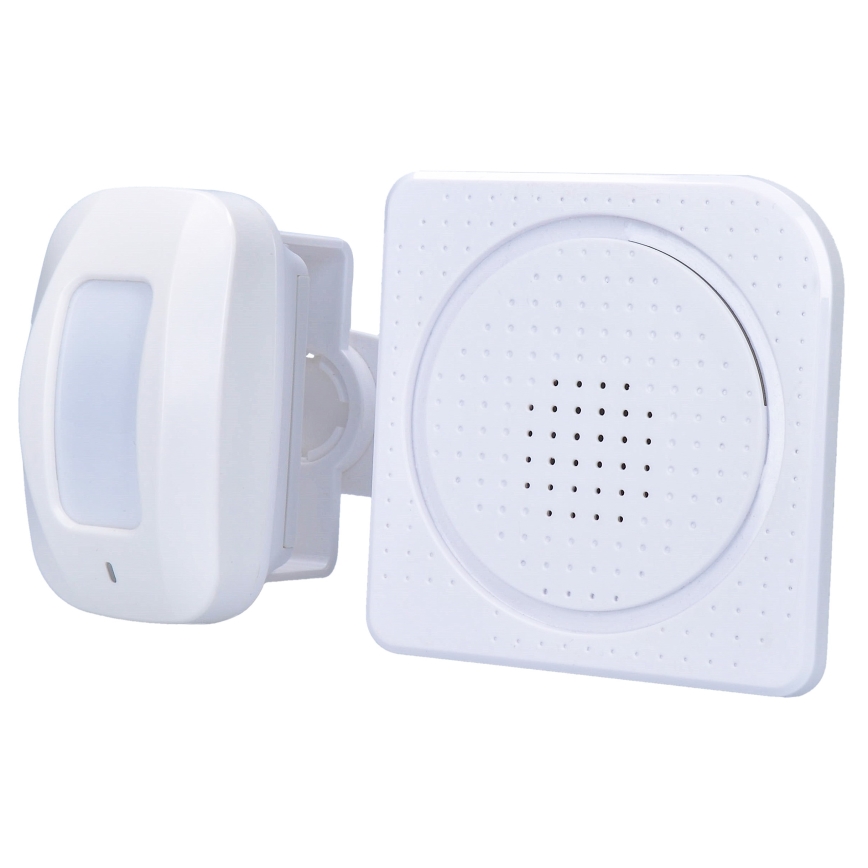 Alarma 230V con sensor de movimiento inalámbrico 3xAAA/5V blanco