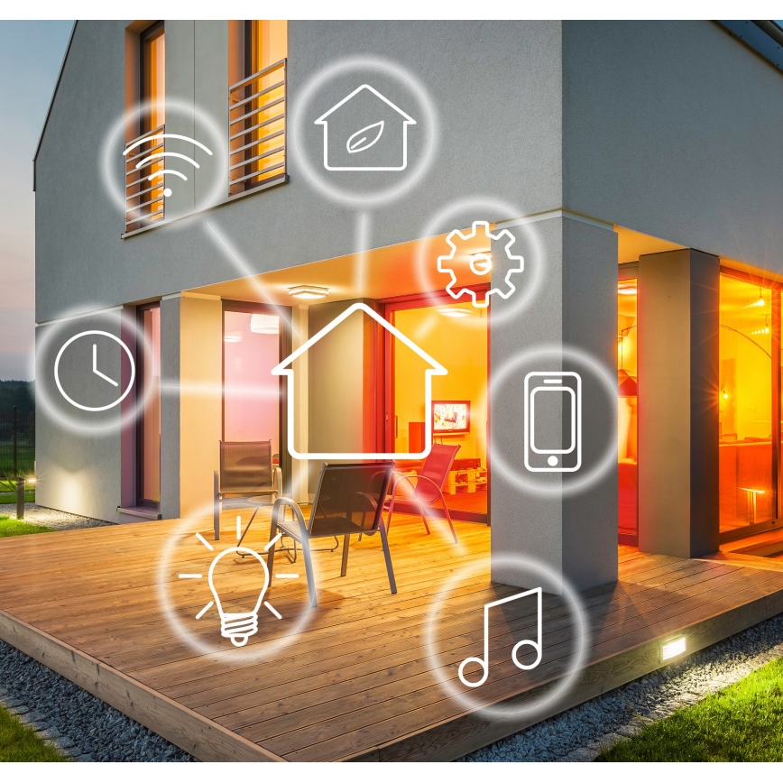 Cámara IP giratoria con sensor 5V/FULL HD Wi-Fi Tuya