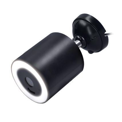 Cámara exterior LED con iluminación integrada, 12V, 1536p, Wi-Fi Tuya, IP65