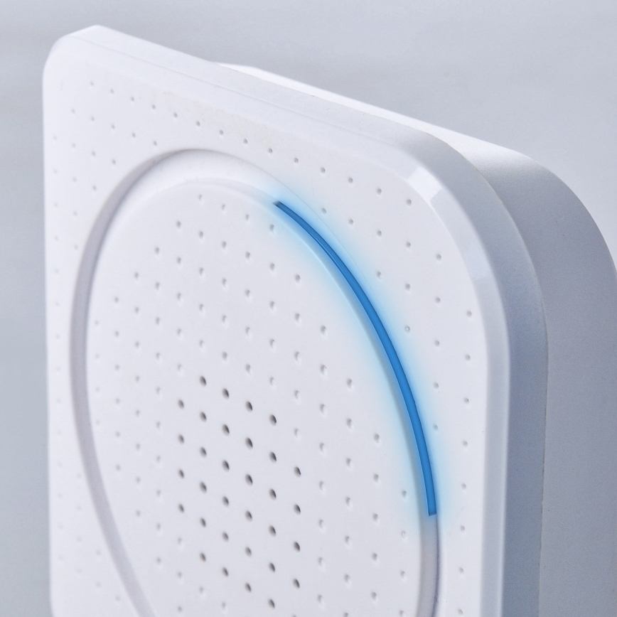 Timbre inalámbrico a pilas 3V/3xAA IP44 blanco
