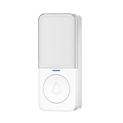 Timbre inalámbrico de enchufe con iluminación LED 230V IP56 blanco
