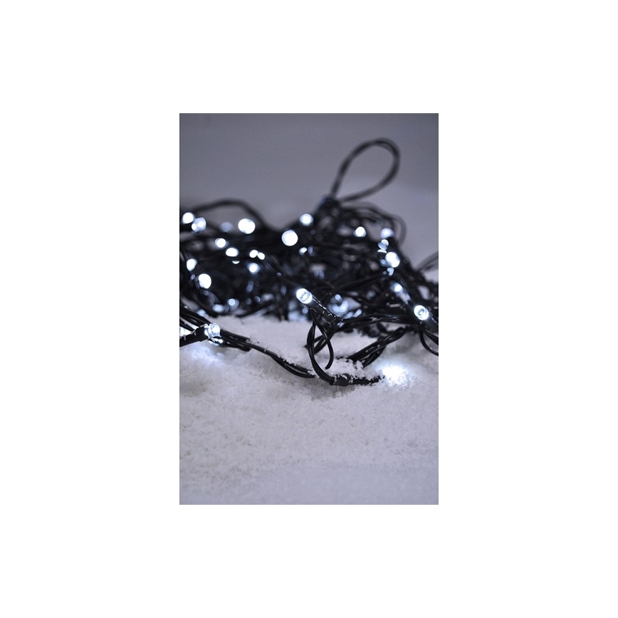 Cadena de luces navideñas LED exterior 500xLED /230V IP44 50m blanco frío