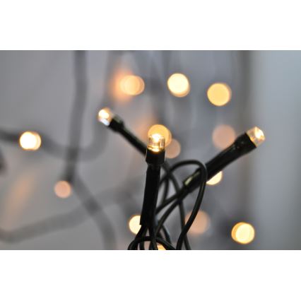 Cadena de luces navideñas LED exterior 500xLED /230V IP44 50m blanco cálido
