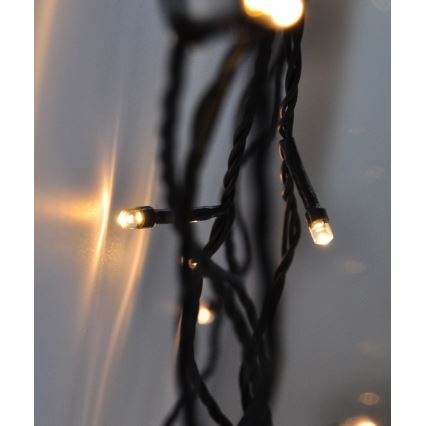 Cadena de luces navideñas LED exterior 500xLED /230V IP44 50m blanco cálido