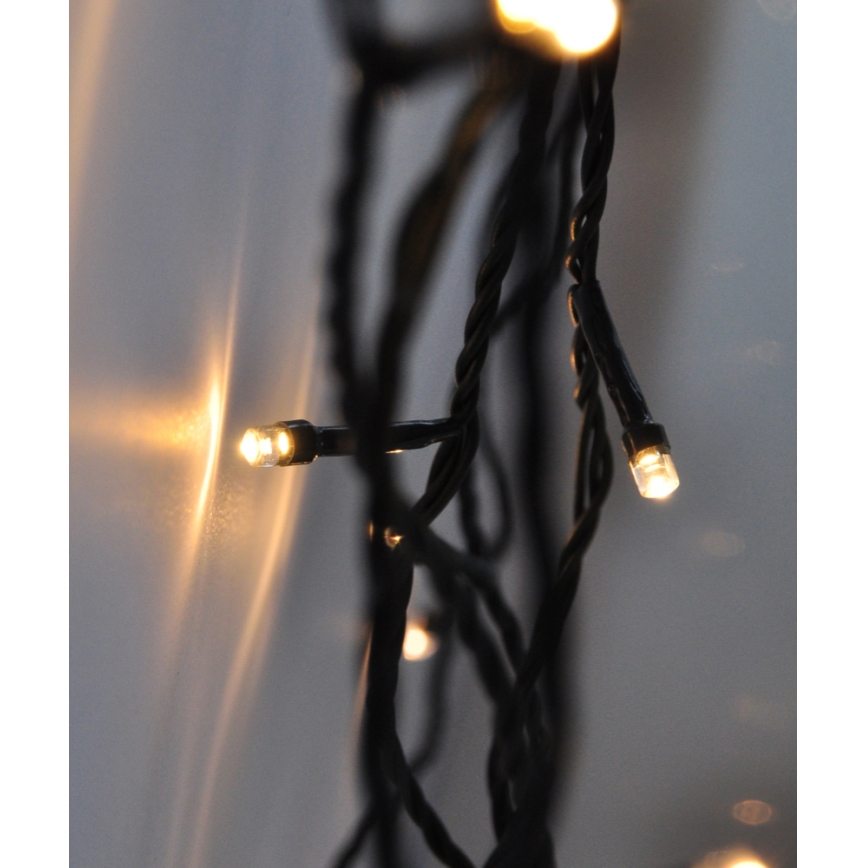 Cadena de luces navideñas LED exterior 500xLED /230V IP44 50m blanco cálido