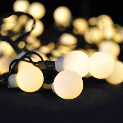 LED RGB Cadena de navidad regulable exterior 20m 200xLED/230V + control remoto