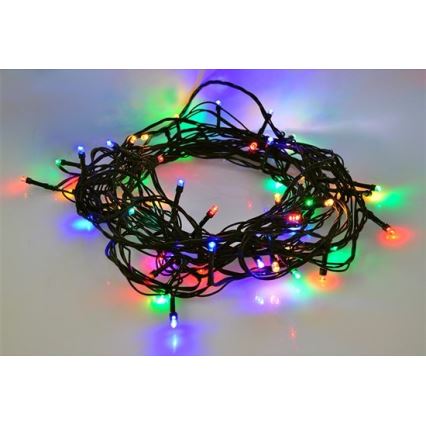 Guirnalda LED para exterior 100 LEDs/8 funciones 13 m IP44 multicolor