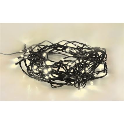 Cadena de luces navideñas LED exterior 100xLED /230V IP44 10m blanco cálido