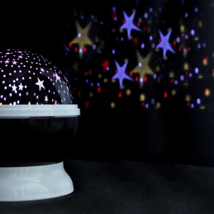 LED Proyector de navidad USB 4xAAA