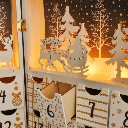 Calendario de Adviento LED/2xAAA
