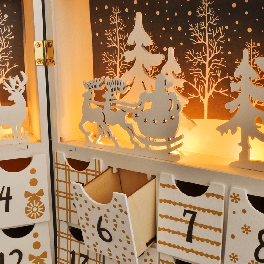 Calendario de Adviento LED/2xAAA