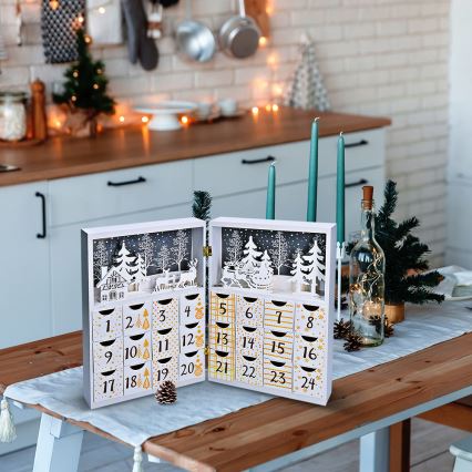 Calendario de Adviento LED/2xAAA