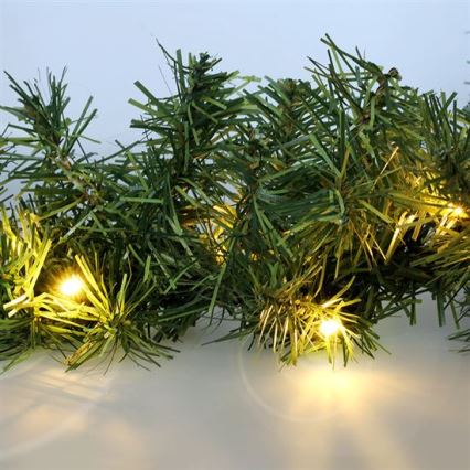 Decoración navideña LED para exterior GIRLANDA 80xLED/3xAA 500 cm IP44