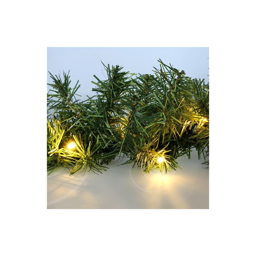 Decoración navideña LED para exterior GIRLANDA 80xLED/3xAA 500 cm IP44
