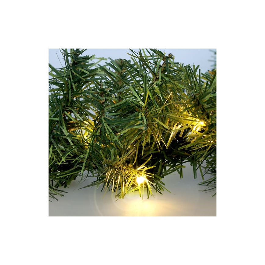 Decoración navideña LED para exterior GIRLANDA 80xLED/3xAA 500 cm IP44